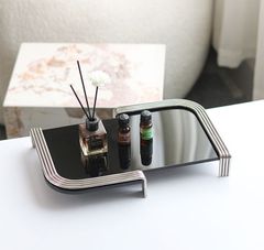 Khay Trang Trí Kim Loại Hình Gợn Sóng Sáng Tạo