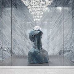 Tượng Điêu Khắc Bán Thân Giọt Nước Trang Trí