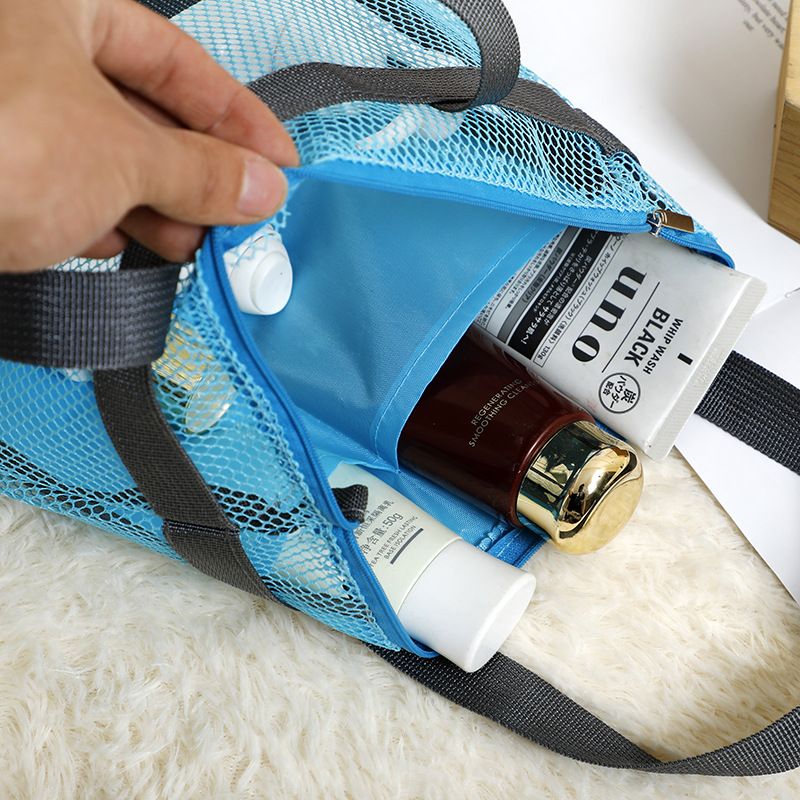 Túi Lưới Đựng Mỹ Phẩm Có Tay Xách Du Lịch
