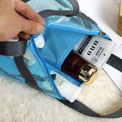 Túi Lưới Đựng Mỹ Phẩm Có Tay Xách Du Lịch