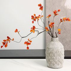 Cành Lá Phong Đỏ Trang Trí Phong Cách Bắc Âu