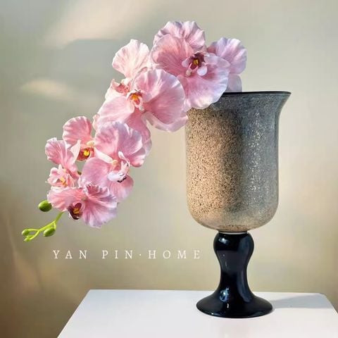 Bình Hoa Thủy Tinh Cao Cấp Phong Cách Vintage