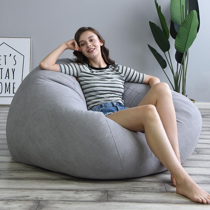 Ghế Lười Túi Đậu Tatami Cotton Nhung Mềm Mại 120x120cm