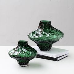 Bình Hoa Thủy Tinh Tạo Dáng Hiện Đại Hình Tổ Ong