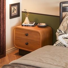 Tủ Đầu Giường Gỗ Phong Cách Mộc Nhật Bản
