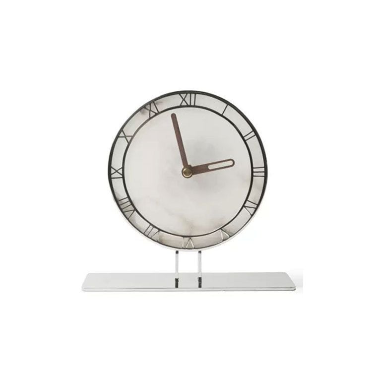 Đồng Hồ Để Bàn Ngọc Bích Bằng Đá Decor