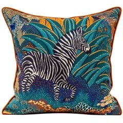 Vỏ Gối Tựa Lưng Sofa Âu Mỹ Dệt Sợi Colorful