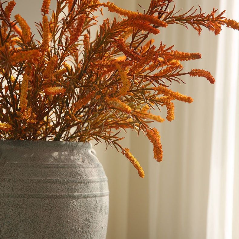 Hoa Lụa Giả Trang Trí Cành Hoa Setaria