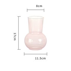 Bình Hoa Thủy Tinh Bắc Âu Đơn Giản Cắm Hoa Thấp