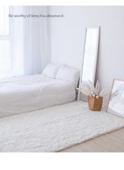 Thảm Lông Rối Dày Mịn Minimalism Trang Trí Phòng Khách Phòng Ngủ