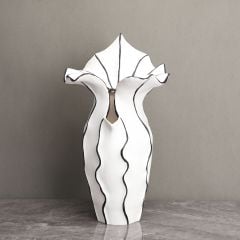 Bình Hoa Decor Kiểu Dáng Hoa Huệ Trắng