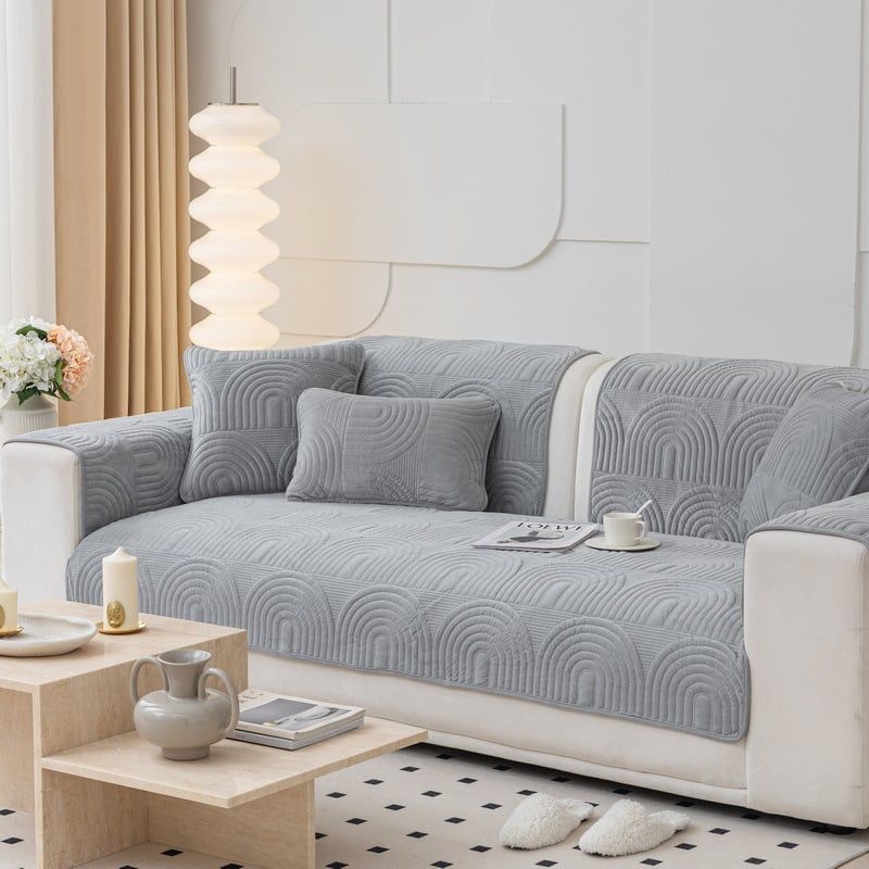 Thảm Bọc Sofa Phủ Ghế Sang Trọng Chống Trượt