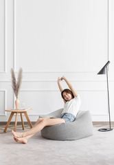 Ghế Lười Túi Đậu Hình Trụ Vuông Cotton Thun Mềm Mại