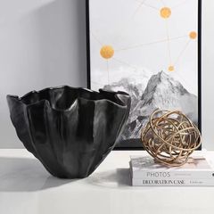 Tượng Dáng Khay Trang Trí Hình Lá Sen Decor