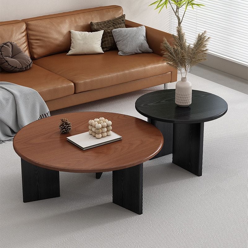 Bộ Bàn Trà Wabi Sabi Gỗ Đen Nâu