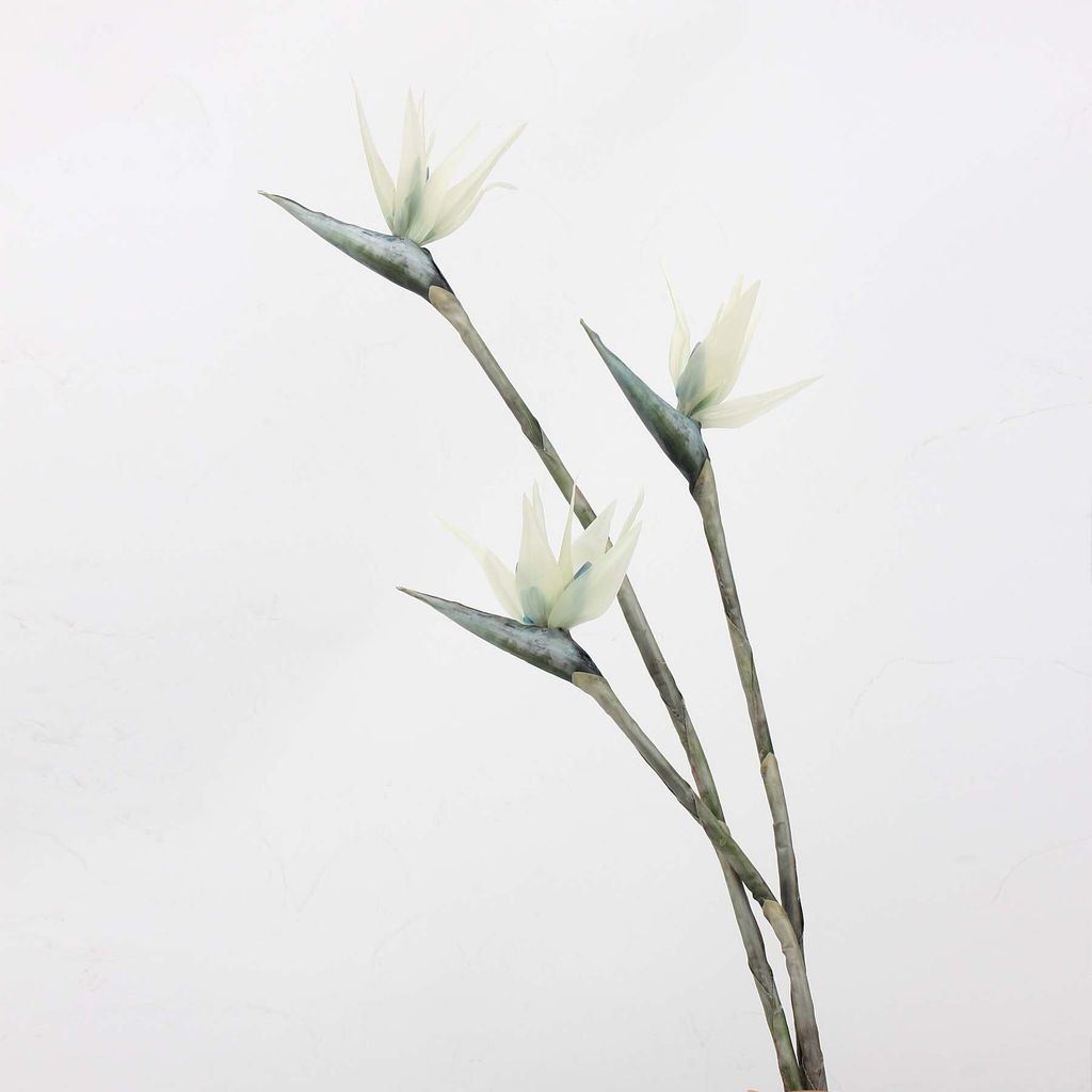 Hoa Lụa Giả Decor Hoa Chim Thiên Đường