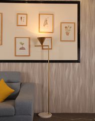 Đèn Sàn Kim Loại Bắc Âu Trang Trí Phòng Ngủ Phòng Khách Sang Trọng Ánh Sáng 3 Màu