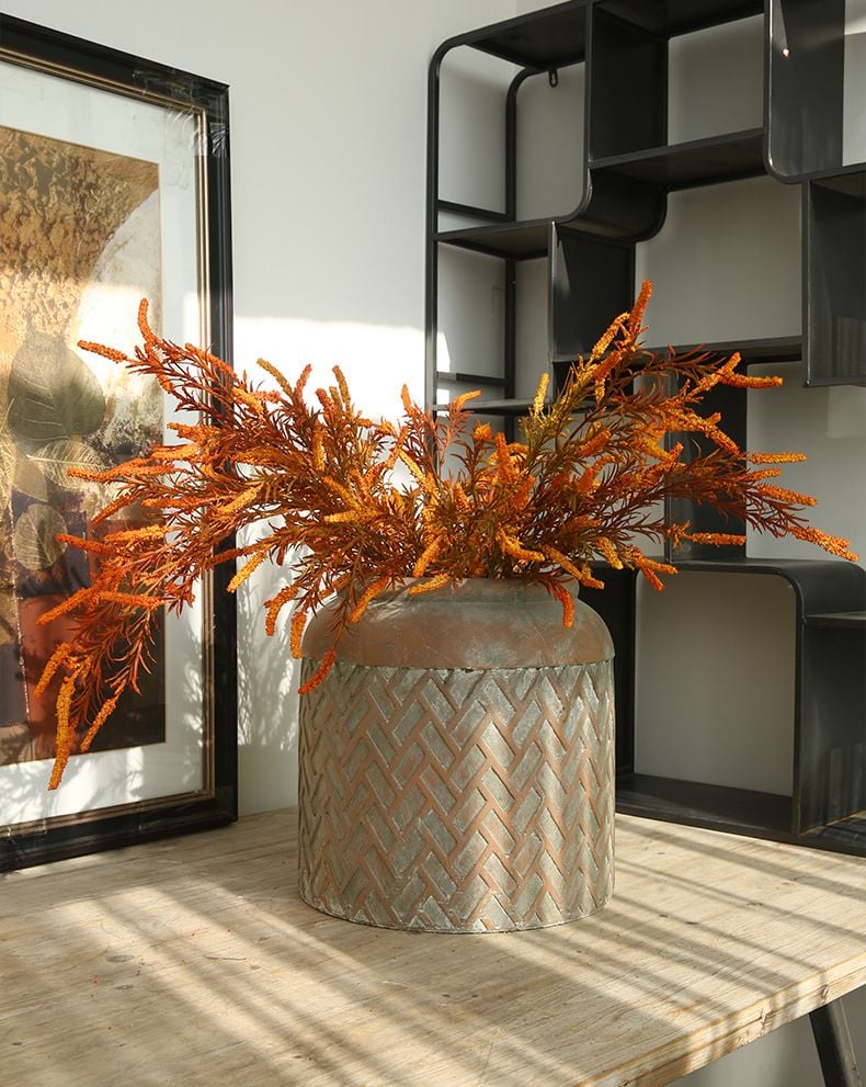 Hoa Lụa Giả Trang Trí Cành Hoa Setaria