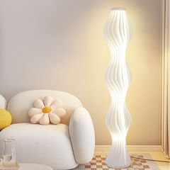 Đèn Sàn Đứng Chao Đèn Gợn Sóng Xếp Ply Gợn Sóng Hiện Đại