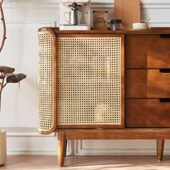 Tủ Tivi Tủ Console Trang Trí Phòng Khách Indochine Cửa Lùa GO1030