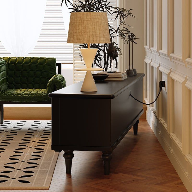 Tủ Tivi Trang Trí Phong Cách Retro Kiểu Pháp