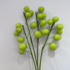 Cành Đơn Hình Quả Bóng Bông Tang Giả Cắm Bình Decor