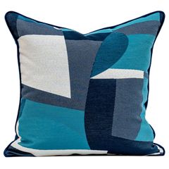 Vỏ Gối Tựa Lưng Sofa Âu Mỹ Dệt Sợi Colorful