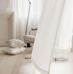 Vỏ Gối Tựa Lưng Sofa Tông Kem Trừu Tượng Wabi Sabi