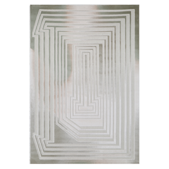 Thảm Lông Sợi Phối Lông Dệt Sợi Nổi Nora Viền Vuông