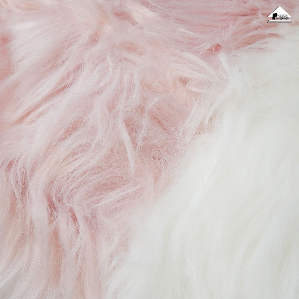 Vỏ Gối Tựa Lưng Lông Mềm Dài Phối Màu Caro