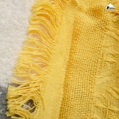 Thảm Phủ Sofa Lưới Dệt Màu Vàng Nổi Bật