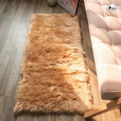 Thảm Lông Chữ Nhật Siêu Mềm Trải Sàn Trang Trí PA9166