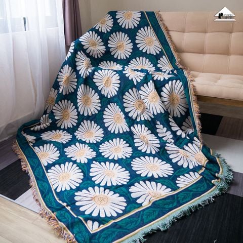 Chăn Sofa - Dệt Thủ Công Ma-rốc - Màu Hồng 3m main image 0