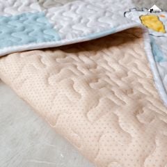 Thảm Cotton Trải Sàn Nhật Bản Trang Trí Hình Học Trang Nhã
