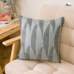 Vỏ Gối Tựa Lưng Sofa Dệt Gấm Màu Nổi Họa Tiết Chiếc Lá