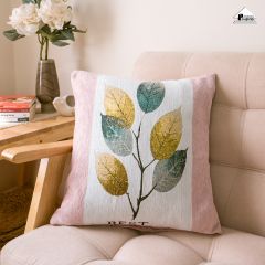 Vỏ Gối Tựa Lưng Dệt Jacquard In Màu Họa Tiết Lá Và Nai