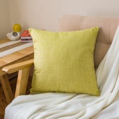 Vỏ Gối Tựa Lưng Bố Gai Màu Trơn