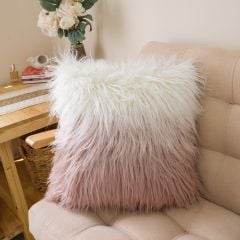 Gối Tựa Lưng Lông Rối Phối Màu 45x45cm