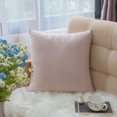 Vỏ Gối Tựa Lưng Sofa Nhung Trơn Màu Sắc Hiện Đại