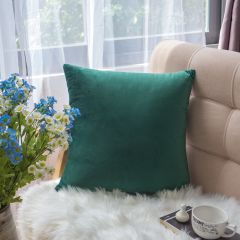 Vỏ Gối Tựa Lưng Sofa Nhung Trơn Màu Sắc Hiện Đại