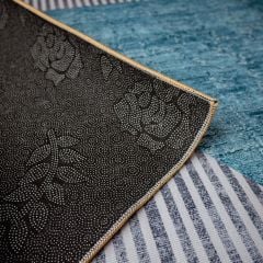 Thảm Nhung Mềm Trang Trí Phòng Hình Học Sáng Tạo Tông Hồng