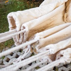 Võng Vintage Vải Bố Linen Tua Rua