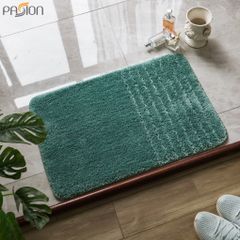 Thảm Lau Chân Trơn Màu Họa Tiết Hình Học Laser Malismus