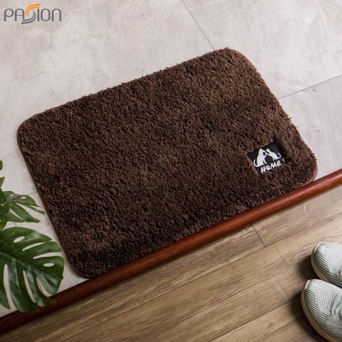 Thảm Lau Chân Chống Thấm Trơn Màu Đế Chống Trượt