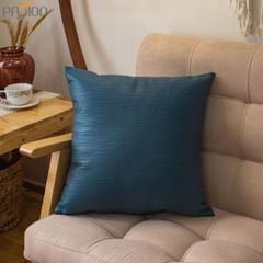 Gối Tựa Lưng Sofa Da Mềm Dập Kiểu Chấm Bi Phong Cách Ý