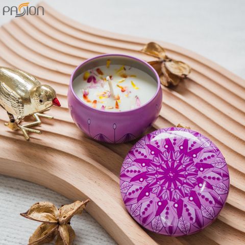 Nến Thơm Sáp Đậu Nành Xông Hương Hoa Khô