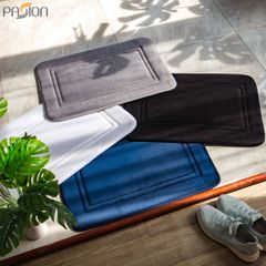 Thảm Lau Chân Xốp Mềm Đế PVC Mặt Nhung Thấm Hút Nước