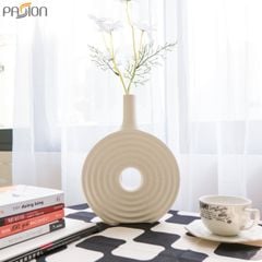 Bình Gốm Sứ Bắc Âu Phong Cách Wabi Sabi Sang Trọng