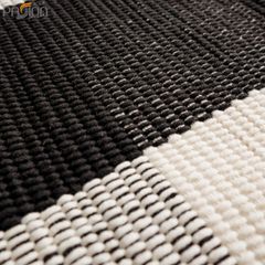 Thảm Lau Chân Trang Trí Canvas Phối Màu Caro