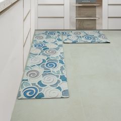 Thảm Bếp PVC Chống Thấm Chống Trơn Trượt Họa Tiết Núi Biển